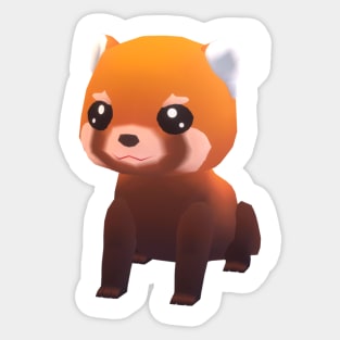 Bambu the Red Panda Sticker